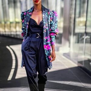 SignedBlake The Drop Ruched Long Sleeve Blazer Dress L NWOT